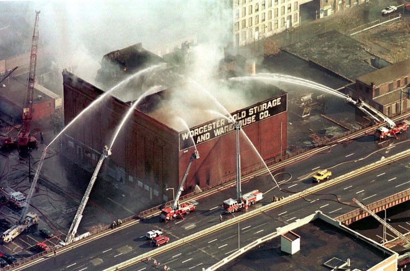 Worcester Cold storage Fire